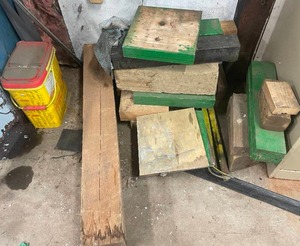 lot 164 image: Assorted Large Wooden Blocks and More