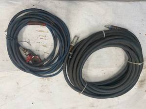 lot 170 image: Lot of 2 Heavy-Duty Air Hoses with Connectors