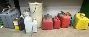 lot 177 image: Assorted Fuel and Utility Containers Lot
