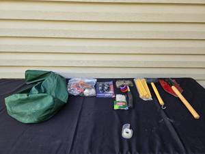 lot 419 image: Assorted Camping Tools and Accessories