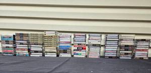 lot 437 image: Large Lot of Cassette Tapes and VHS Tapes