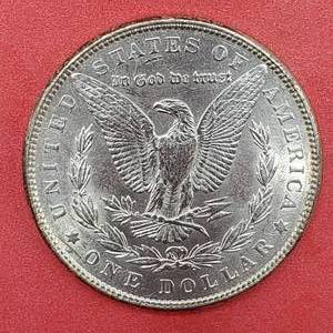 lot 14 image: 1886 Morgan Silver Dollar, Higher Grade