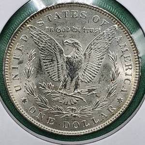 lot 24 image: 1896 Morgan Silver Dollar, Higher Grade