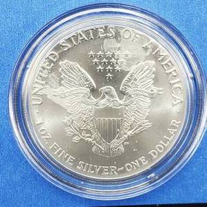 lot 47 image: 1995 American Silver Eagle in Airtite