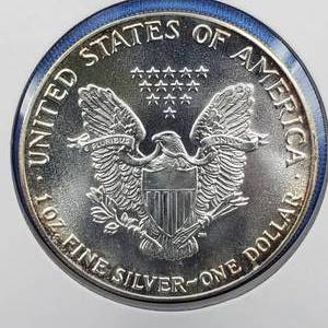 lot 60 image: 1987 American Silver Eagle