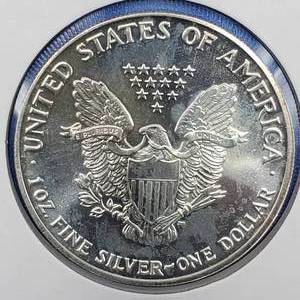 lot 66 image: 1991 American Silver Eagle