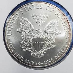 lot 74 image: 2008 American Silver Eagle