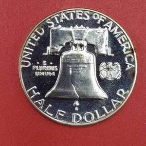 lot 97 image: 1963 PROOF Franklin Half Dollar