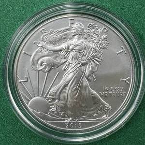 lot 115 image: 2013-W American Silver Eagle in OGP