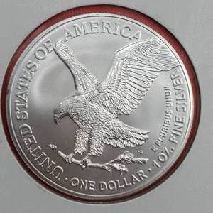 lot 120 image: 2021 American Silver Eagle, Type 2
