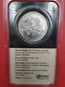 lot 122 image: 2000 American Silver Eagle