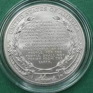 lot 163 image: 2009-P Commemortive Silver Dollar--90% Silver, Orig. Pkg.