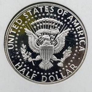 lot 189 image: 2021-S Proof Kennedy Half Dollar--RARE .999 Silver