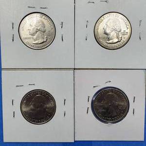lot 252 image: Lot 4 of 2019-W  2020-W Quarters