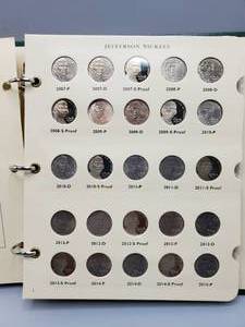 lot 260 image: 67 Jefferson Nickels from 2007 to 2020, includes 67 coins with 16 Proofs. Appear all Higher Grade