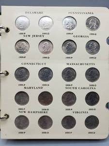 lot 262 image: Washington Quarter Collection 1999-2009, includes Territories. 135 Coins, only missing 3.