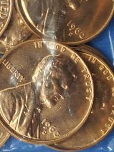 lot 275 image: 1960-D Lincoln Cents, Higher Grade--11 Small Date & 1 Large Date