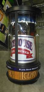 lot 9 image: Icehouse Beer lighted, rotating beer sign