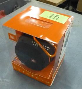 lot 16 image: New JBL Wind2 bluetooth portable speakerFM radio