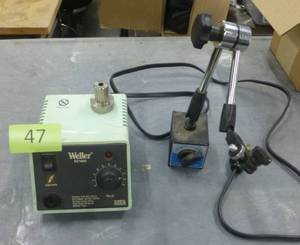 lot 47 image: Weller soldering base and magnetic base