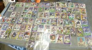 lot 96 image: Vintage Football collectors cards mostly Vikings