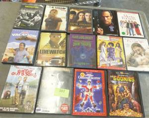 lot 102 image: Lot of 14 DVD movies