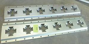 lot 105 image: Tiedown strips to mount in your truck box, trailer etc