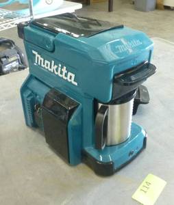 lot 114 image: Makita single cup coffee maker for the job