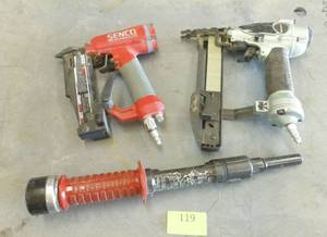 lot 119 image: Group of Nailers- Senco, Metabo