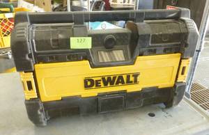 lot 127 image: DeWalt jobsite radio