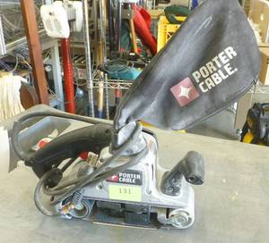 lot 131 image: Porter Cable 3x21 belt sander