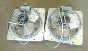 lot 135 image: Two louver fans