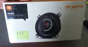 lot 147 image: New JBL GX402 coax car audio loudspeaker 4 inch 105 watt