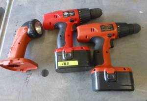 lot 183 image: Two Cordless drills 14.4V