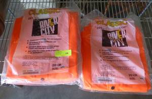 lot 196 image: Two Rain Suits and One Rain Coat 2XL Blaze Orange