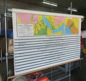 lot 200 image: Roll up School Maps - 13 History based maps
