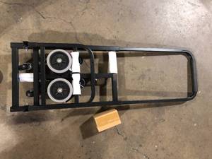 lot 17 image: VEVOR Stair Climbing Cart 375 lbs. Foldable Hand Truck with Backup Wheels for Transport Goods in Warehouses, Shopping Mall   Customer Returns See Pictures
