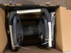 lot 32 image: Gorilla 175 ft. Aluminum Zero Rust Mobile Hose Reel  Customer Returns See Pictures