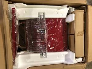lot 30 image: Nexgrill Deluxe 2-Burner Propane Gas Grill in Red Customer Returns See Pictures