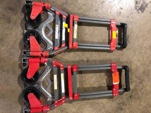 lot 41 image: Lot of Milwaukee 150 lbs. Fold-Up Truck Customer Returns See Pictures