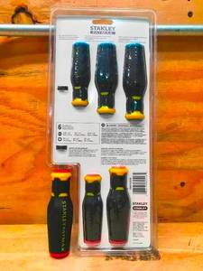 lot 56 image: Stanley Fatmax 6 Piece Screwdriver Set 0823248