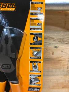 lot 46 image: Gearwrench 8 Pitbull Pliers Model # 82182
