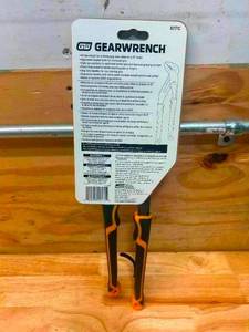lot 52 image: GEARWRENCH 12 in. PITBULL K9 Straight Jaw Dual Material Grip Tongue and Groove Pliers (0803248)