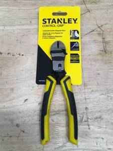lot 37 image: Stanley Compound Action Diagonal Pliers Model # STHT74915