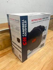 lot 23 image: CAMPBELL HAUSFELD 38 in. x 50 ft. PVC Retractable Air Hose Reel (08312430)