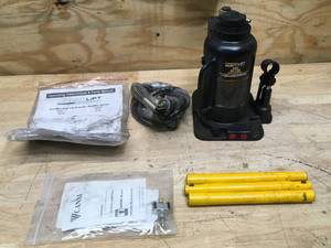lot 95 image: Omega Lift Profession-Style Air Bottle Jack Model# 18204C (Retail $289.99)