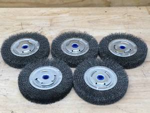 lot 104 image: Lot of 5 - Klutch 6 Crimped Wire Wheels
