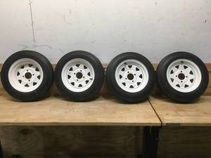 lot 106 image: Lot of 4 - 4.80-12 Trailer Tires