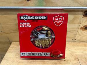 lot 139 image: AVAGARD  50 Rubber Air Hose Kit (09102420)