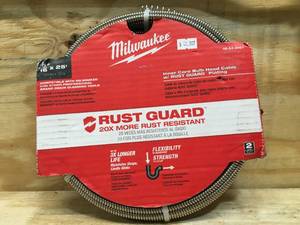 lot 143 image: Milwaukee 516 x 25 Inner Core Bulb Head Cable w Rust Guard Plating Model # 48-53-2561